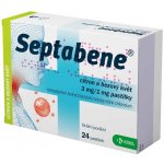 SEPTABENE CITRON A BEZOVÝ KVĚT ORM 3MG/1MG PAS 24 – Zboží Mobilmania