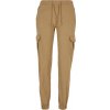 Dámské tepláky Ladies High Waist Cargo Jogging Pants unionbeige