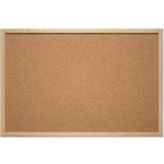 Eurosupplies korková tabule dřevěný rám 120 x 90 cm – Zboží Živě