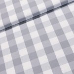 KANAFAS CZ Pravý český bavlněný kanafas ALICE K3,5 12010 kostka 3,5cm, šedý, š.140cm (látka v metráži) – Zboží Dáma