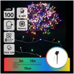 Aigostar LED Solární vánoční řetěz 100xLED 8 funkcí 12m IP65 multicolor | AI0425 – Hledejceny.cz