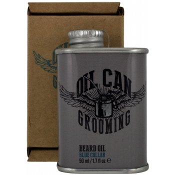 Oil Can Grooming Blue Collar olej na vousy 50 ml