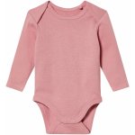 Lupilu Dětské body s dlouhými rukávy z merino vlny a hedvábí světle růžová – Zboží Dáma