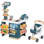 Smoby Obchod elektronický s váhou Super Market s pokladnou skenerem a vozíkem 42 doplňků výška 90 cm – Zboží Mobilmania