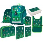 PREMIUM LIGHT Oxybag Školní set 7ks Playworld ve stylu Minecraft sada batoh, penál a doplňky 0-75726/07 – Sleviste.cz