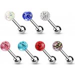 Šperky4U piercing do jazyka vnitřní závit PJ1015-AB – Hledejceny.cz