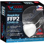 GOOD MASK respirátor FFP2 Covid 19 bílý 10 ks – Zbozi.Blesk.cz