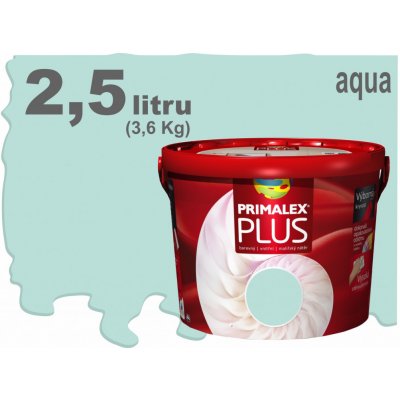 Primalex Plus 2,5 l - aqua – Zbozi.Blesk.cz