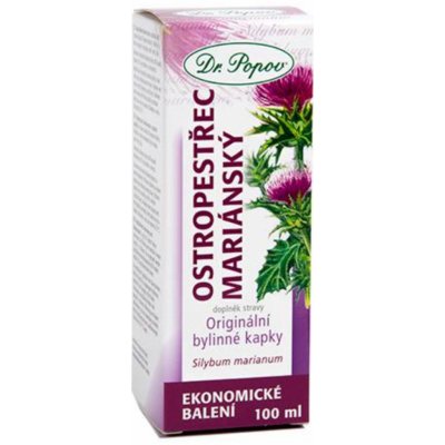 Dr.Popov Ostropestřec mariánský 100 ml – Hledejceny.cz