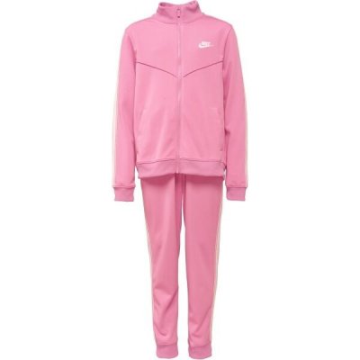 Nike SPORTSWEAR dětská tepláková souprava růžová – Sleviste.cz