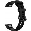 Řemínek k chytrému náramku BStrap Silicone Line pro Honor Band 4, black STRHU0292