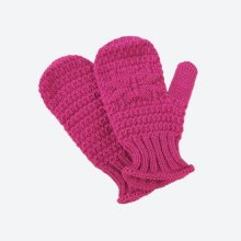 Dětské pletené Merino rukavice Kama RB206 Růžová