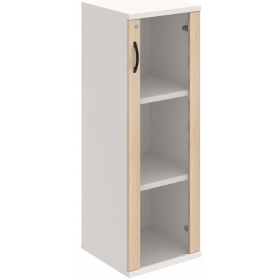 Hobis SZ 3 40 02 P Skříň policová dvéřová 115,2 × 40 cm - Akát , Bílá , UCO černá – Zboží Mobilmania