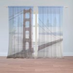 Sablio Záclony Golden Gate v mlze: 2ks 150x250cm – Hledejceny.cz