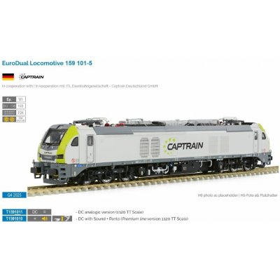 Sudexpress Lokomotiva STADLER EuroDual Captrain 159 101 zvuk+servo T1591010 – Zboží Dáma