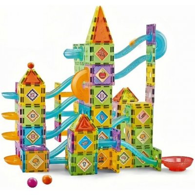 Bavytoy Magnetická stavebnice Dům maxi 226 ks – Zboží Živě