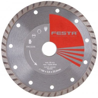 Festa Diamantový kotouč turbo 150 mm 21415 – Zboží Dáma