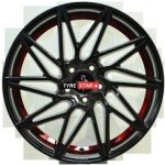 Keskin KT20 8x18 5x112 ET45 black red – Hledejceny.cz