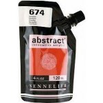 Abstract Sennelier akrylová barva 120 ml 674 Vermilion – Sleviste.cz