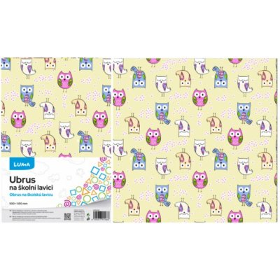 Luma ubrus na školní lavici SOVA – Zboží Dáma