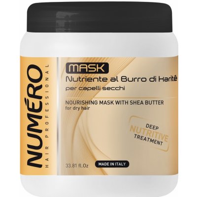 Brelil Número Karité maska s bambuckým máslem 1000 ml – Zboží Dáma