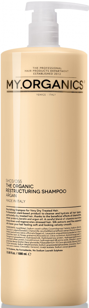 The Organic Restructuring Shampoo Argan 1000 ml