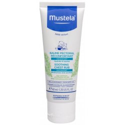 Mustela Bébé Soothing Chest Rub dětský balzám s borovicovou esencí pro klidný spánek 40 ml