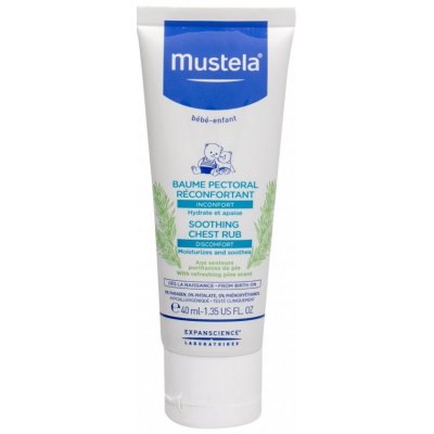 Mustela Bébé Soothing Chest Rub dětský balzám s borovicovou esencí pro klidný spánek 40 ml – Zbozi.Blesk.cz