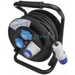 Tanatech Navíjecí prodlužovací kabel CEE 25m + 2x zásuvka, 1x Schuko