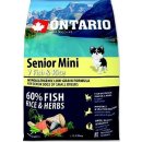 Ontario Senior Mini Fish & Rice 2,25 kg