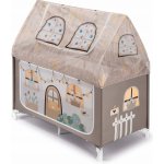 CAM Dolci Sogni cestovní postýlka domeček dvě úrovně béžová – Zboží Mobilmania