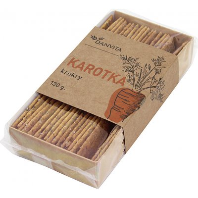 DANVITA Mrkvové krekry 130 g – Sleviste.cz