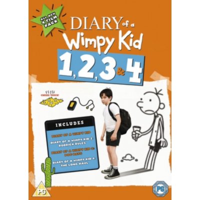 Diary of a Wimpy Kid 1, 2, 3 & 4 DVD