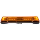 Stualarm LED rampa, oranžová, magnet, 24x LED 1W, ECE R10