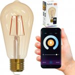 Polux 7516 LED žárovka LED E27 ST64 5,5W 470lm 1800K-2700K 320° Filament GOLDLUX Smart WiFi TUYA – Hledejceny.cz