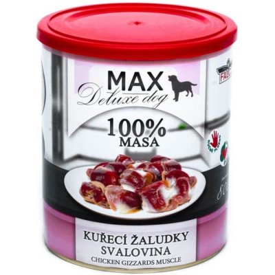 Max Deluxe Dog kuřecí žaludky svalovina 8 x 0,8 kg – Zboží Mobilmania