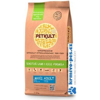 Petkult Maxi Adult lamb/rice 12 kg