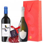 Set Di Camillo Atria Primitivo + Giusti Asolo Prosecco + Boggi's Srdce (set 1 x 0,75 l, 1 x 0,75 l) – Zboží Živě