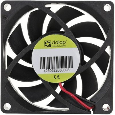 Ventilátor pro chlazení PC Dalap SAF DC12 60x60x15mm 4500RPM