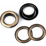 Průchodky s podložkou vnitřní Ø10 mm / vnější Ø16 mm, střední, 4 staromosaz – Sleviste.cz