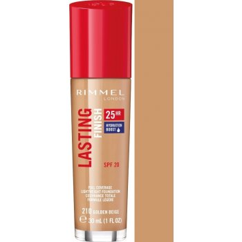 Rimmel Hydratační make-up SPF20 Lasting Finish 25H 210 Golden Beige 30 ml