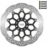 NG přední brzdový kotouč KTM DUKE 790 ABS/790L A2 ABS 18-22 (320X52X5mm) OVERSIZE s adaptéry do třmenů (5 otvorů) plovoucí (prostředek hliníkový) WAVE | Zboží Auto