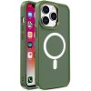 Pouzdro a kryt na mobilní telefon Apple MG Color Matte MagSafe iPhone 15 Pro Max, zelené