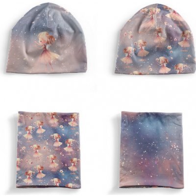 Takoy Panel se střihem M funkční úplet STRONG set čepice a nákrčník víla na procházce – Hledejceny.cz