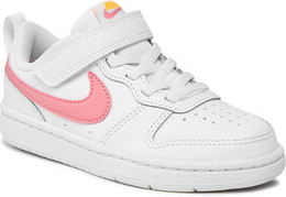 Nike Court Borough Low 2 (Psv) BQ5451 124 White/Coral Chalk/Laser Orange