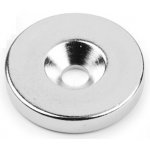 Magsy Neodymový magnet válec s dírou pro šroub se zápustnou hlavou pr.23 x 4 N 80 °C, VMM4-N35 Počet kusů: 1 ks – Zboží Mobilmania