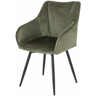 Interior DE Avignon 360° zelená / černá žinylková tkanina 2 ks – Zboží Mobilmania