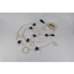 Trio Leuchten R74771132 CHAIN Venkovní LED světelný řetěz v černé barvě IP44 10xE27 1W 6,5m – Zboží Dáma