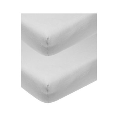 Meyco Prostěradlo Jersey 2-pack světle šedé 60x120 – Zbozi.Blesk.cz