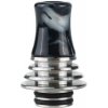 Vapefly Brunhilde MTL RTA long drip tip Stříbrná